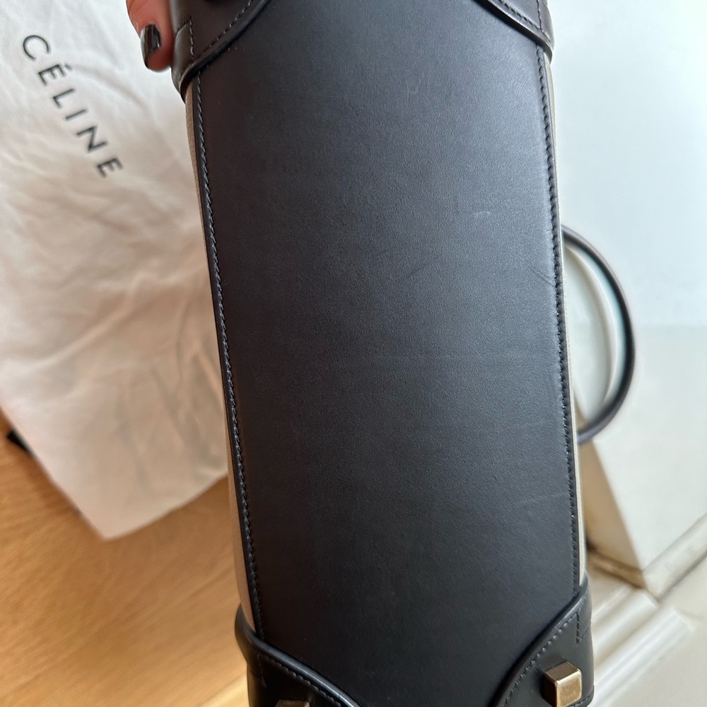 Celine Tricolor mini Luggage Tote (USED) Very good condition!!! - Picture 6 of 12